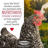 Love My Girls: Chicken Snacks - Fruit & Worms - 5lb Bag - Global Harvest, Gourmet Multi-Grain Treats, Corn-Free, Nutritious & Protein Rich Mealworms
