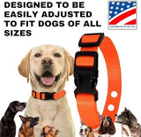 3/4" Nylon Replacement Collar - Shock Collar Replacement Collar, Fence Collar Replacement, Compatible with Pet Safe & Invisible Fence & Fits Most PetSafe Collars (3/4" Black)