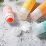 18 Pack travel Bottles for Toiletries, TSA Approved Silicone Travel Containers Leak Proof Refillable Travel Accessories for Shampoo Conditioner Lotion Body Wash(Multicolored E)