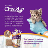 CheckUp at Home Wellness Test Kit for Cats | 2lb Hydrophobic Litter for Urine Collection, 2 Test Strips for the detection of the 4 most common health Indicators - pH, Protein , Glucose, Blood in urine
