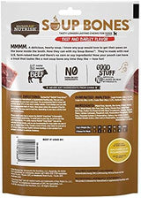 Rachael Ray Nutrish Soup Bones Dog Treats, Beef & Barley Flavor, 3 Bones (Pack of 8)