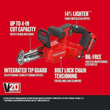 CRAFTSMAN V20 Cordless Pruning Saw, 6" Chain, Small Chainsaw with Battery and Charger Included (CMCCS320D1) & CMZCSC6 6" Chainsaw Replacement Chain