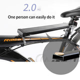 Bike Dog Carrier for Small Dogs – Quick Release Front Bicycle Pet Basket with Inner Safety Leash, Reinforced Support Bar, Fits Most Bikes & E-Bikes(Under 15 pounds)