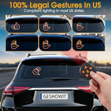 Car Accessories for Men - Car Finger Light with 6 Gestures Remote - Show Your Feelings to Drivers - Ideal Gift Hand Gesture Lights, Truck Accessories, Hand Sign Car LED Signs for Men and Women
