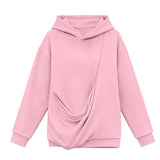 Hfolob Girls Pet Pouch Hoodies Boys Pet Carrier Hoodies Oversized Sweatshirt with Pocket Front Carry Pouch for Cat Puppy Dog