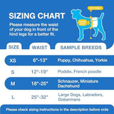 Dono Dog Diapers Male, Disposable Male Dog Wraps 30ct, Ultra Absorbent Doggie Diapers, Rapid-Dry Leak-Proof Puppy Diapers, Wetness Indicator Excitable Urination Incontinence, Medium