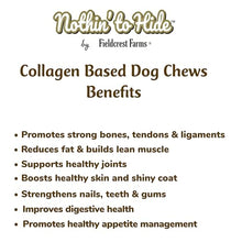 Load image into Gallery viewer, Fieldcrest Farms Nothin' to Hide Twist Stix, Beef Flavor, Easily Digestible, Supports Skin, Coat, Joints &amp; Muscles, for Moderate Chewers Under 15lbs, 50 Pieces
