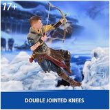 PlayStation God of War Ragnarok, 6” Atreus Action Figure with 4 Accessories, The Shapes Collection, for PS5 Fans & Collectors Ages 17+