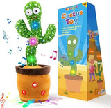 Ayeboovi Dancing Talking Cactus Baby Toy, Mimicking Recording Cactus Toy Repeats What You Say, Singing 120 Songs Toddler Toys Gifts for Birthday Pranks for Kids Autism Toys for 3 4 5 6+ Year Olds