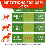 STRELLALAB No Poo Chews for Dogs - Coprophagia & Stool Eating Deterrent with Probiotics, Digestive Enzymes & Breath Aid Support - Stop Dog Poop Eating - Made in The USA