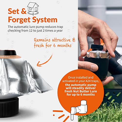 Goodnature Replenishment Pack, Automatic Paste Pump with Nut Butter Paste Formula & CO2 Canister, Pet-Friendly & Home Safe