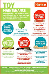 Hartz Chew 'n Clean Dental Duo Dog Treat & Chew Toy, Color Varies, Medium, 3 Pack