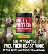 Convenient Real Meat Protein Powder for Dogs | 283mg Pure Protein Powder for All Dog Breeds | Nourishing Daily Protein Dogs. Fast Results. No Raw Meat Needed. 30 Day Supply (60 Servings) Dog Protein