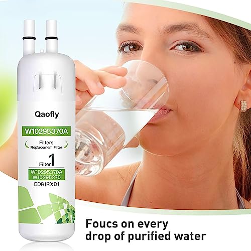 Qaofly EDR1RXD1 W10295370A Water Cap Replacement, Compatible with Filter 1, W10295370, P8RFWB2L, P4RFWB, 46-9930 46-9081（2PACKS）