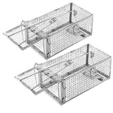 Chipmunk, Squirrel Trap Cages, Rat Trap That Works 2 Pack, Humane Mouse Trap for Home | Catch and Release | Reusable and Durable | No Kill Animal Trap | for Inside Home and Outdoor Use