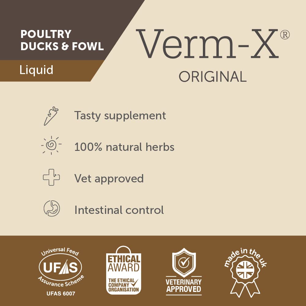 Verm-X Liquid Poultry & Fowl Internal Parasite 250Ml