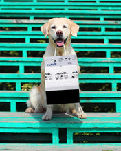 Load image into Gallery viewer, Mutt Mitt® 100 White &amp; Black 2-Ply Dog Waste Bags on 1 Dog Waste Bag Station Header - 300% Thicker than mini roll dog waste bags - no more warm &amp; yuck feeling
