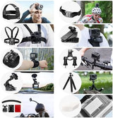 AKASO Outdoor Sports Action Camera Accessories Kit 14 in 1 for AKASO EK7000/ EK7000 Pro/Brave 4/ Brave 7 LE/ V50X/ V50 Pro/ V50 Elite/Go Pro Hero 9 in Swimming Any Other Outdoor Sports