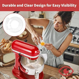 Removable Pouring Shield Splash Guard for KitchenAid 5.5-7 Quart Bowl-Lift Stand Mixers, Prevents Mess and Flour Dust, Mixer Accessories and Attachments