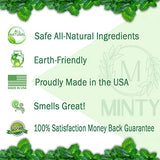 Minty Spider Repellent, Natural 5% Peppermint Oil Spray, Kills & Deters All Types of Spiders and Insects, Indoor and Outdoor Use, 128 fl oz Gallon