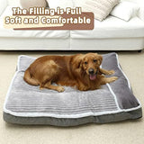 Large Dog Bed with Pillow for Crate Kennel, Sofa Dog Bed, Super Soft pet Bed for Medium, Jumbo, Furniture