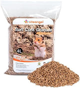 Niteangel Natural Coco/Cork Hamster Bedding Pet Litter for Dwarf Syrian Hamsters, Gerbils, mices, Degus or Other Small Animal