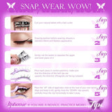 Half Lashes Magnetic Eyelashes With Applicator Cat Eye Magnetic Lashes with Clamp Wispy False Eyelashes Natural Look No Glue Needed pestañas postizas magneticas by ALPHONSE