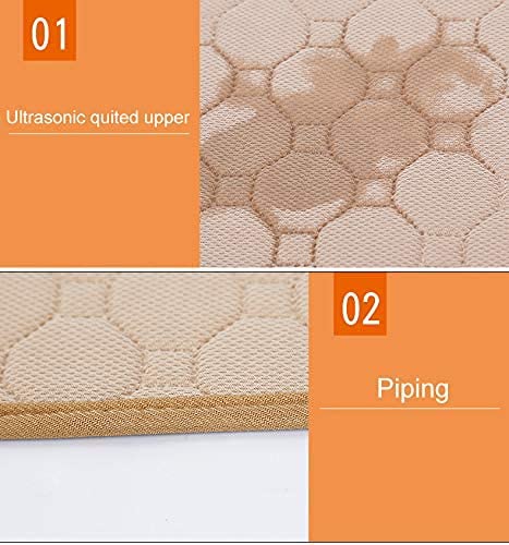 2 pcs Guinea Pig Cage Liners - Washable Guinea Pig Pee Pads, Waterproof Reusable & Anti Slip Guinea Pig Bedding Fast and Super Absorbent Pee Pad for Small Animals Rabbit Hamster Rat