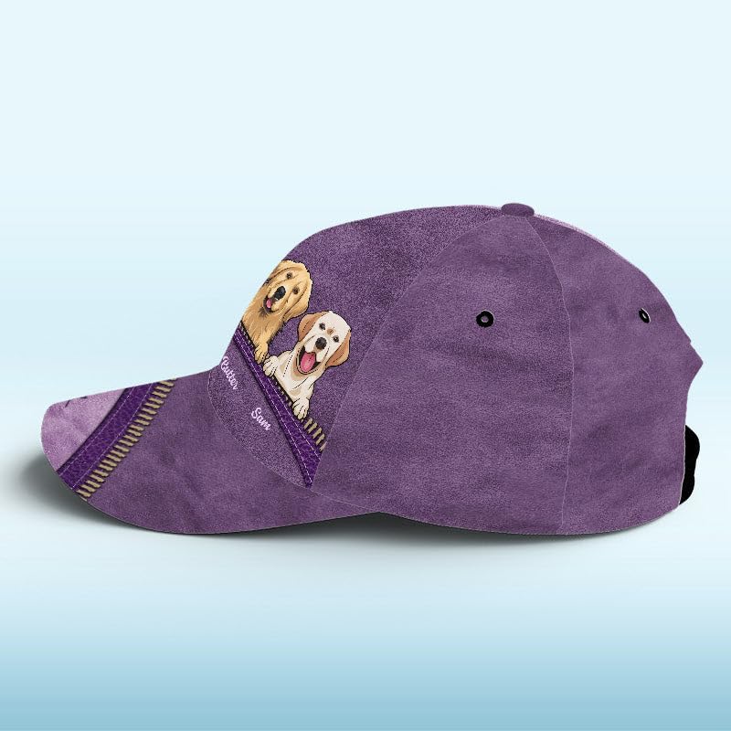 Pawfect House I Love Dogs More Than Humans - Dog & Cat Personalized Custom Hat, All Over Print Classic Cap - Gift for Pet Owners, Pet Lovers (1 Dog)