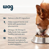 Amazon Brand – Wag Dry Dog Food, Salmon and Brown Rice, 30 lb Bag (Pack of 1)