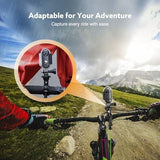 Z10 2K Action Camera, 128GB Wearable Sports Camera with Waterproof Case, Magnetic Clip, and Quick-Mount Accessories, Small Body Camera for Cycling, Diving, Travel, and Outdoor Adventures