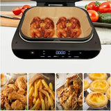 Air Fryer Parchment Paper Liners for Ninja FG551/DG551/IG651 Foodi Smart XL Indoor Grill, 100pcs Air Fryer Liners Disposable, Ninja Air Fryer Liners Foodi Grill Accessories