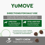 Lintbells YuMOVE Joint Supplement Dog Chews - Contains Glucosamine, Green Lipped Mussel - Natural Relief from Hip Ache, Stiff Joints - 1 Month’s Supply (Large & X-Large)