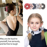 Velscrun 20 Pcs Floral Plaid Solid Color Scrunchies, Scrunchies for Girls Women with Chiffon, Hair Scrunchies for Women's Hair Elastics Bands Ponytail Holder Bulk, Hair Accessories Hair Ties Gifts