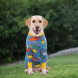 Dog Recovery Suit for Dogs After Surgery Female Male Medium Large Dog Neuter Spay Onesie for Shedding Prevent Licking Surgical Wound Dog Cone Alternative