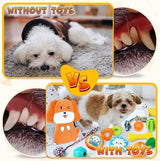 KIPRITII Puppy Toys for Teething - 39 Pack Exclusive Puppy Chew Toys with Rope, Dog Treat Balls & Bottle Holder