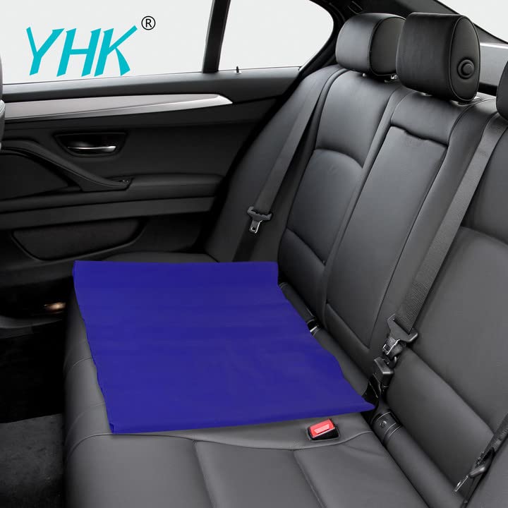 YHK Tubular Slide Sheet for Patient Transfer, Sliding Draw Sheets to Assist Moving Elderly,Slides for Cars, Hospital Bed, Home Care(Blue, 28"x28"(72x72cm)