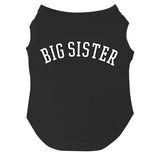 Big Sister Dog Tee Shirt | Sleeveless | Sizes for Puppies, Toys and Large Breeds (Black, 6X-Large 895)