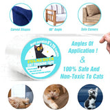 Anti Cat Scratch Tape: 6 inches x 20 Yards Cat Training Tape 100% Transparent Clear Double Sided Cat Scratch Deterrent Tape Furniture Protector for Couch, Carpet, Doors, Pet & Kid Safe