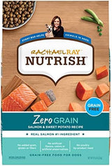Rachael Ray Nutrish Zero Grain Dry Dog Food, Salmon & Sweet Potato Recipe, 11.5 Pounds