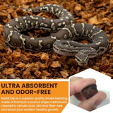 ReptiChip Reptile Bedding Loose Coconut Chip 36 Quart Coco Husk Substrate Mulch for Snake Habitat, Ball Python Terrarium, Turtle Tanks, Tortoise Enclosure