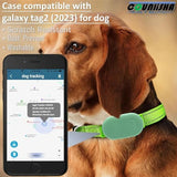 Silicone Holder for Galaxy smarttag2 (2023) for Dog Collar, Slim Rubber Waterproof Cover pet Necklace Accessories, Secure Durable case Compatible for Samsung tag 2 Tracker for cat(4 Pack)