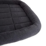 EveryYay by Petco Plush Dog Crate Mat 40" L X 26" W X 2" H Charcoal Grey
