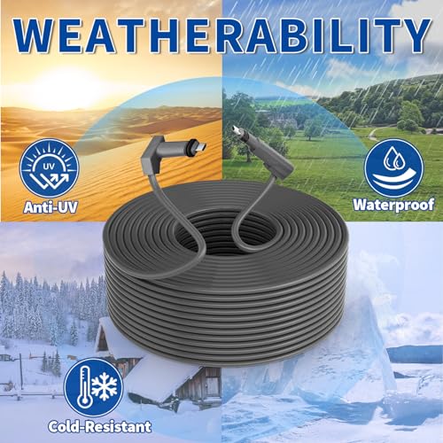 SZSAUTO 200Ft Replacement Cable for Starlink V2 Gen2 Satellite Dish Antenna - Better Anti-Interference - Extension Cables Wire Accessories for Starlink Gen 2