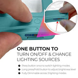 MagniPros 5X Large LED Page Magnifier for Reading Magnifying Reader with 3 Color Lighting Modes & Anti-Glare Lens to Reduce Eye Strain-Perfect for Small Prints, Aging Eyes, Low Vision and Seniors