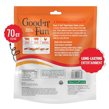 Load image into Gallery viewer, Good 'N' Fun Triple Flavor Twist Rawhide Treats For Dogs, 70 count
