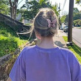 Butterfly Hair Clips 4Pcs Matte Claw Clips for Thin Hair, Cute Hair Accessories and Jaw Clips as Gifts