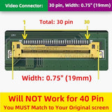 15.6'' Non-Touch 30Pin Replacement Screen Compatible with Dell Inspiron 15 ， 3558 3567 3568 3576 3580 3581 3582 3583 3584 3585 3593 ， FHD 1920x1080, IPS, w/Bracket, LED LCD Display Panel