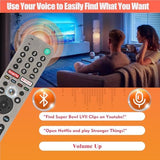RMF-TX600U Voice Remote for Sony TV Remote Replacement, for Sony Remote/Sony Bravia TV Voice Remote, RMF-TX600U Voice Remote Control for Sony Smart TV XBR/KD/XR Series X75CH X750H A9S