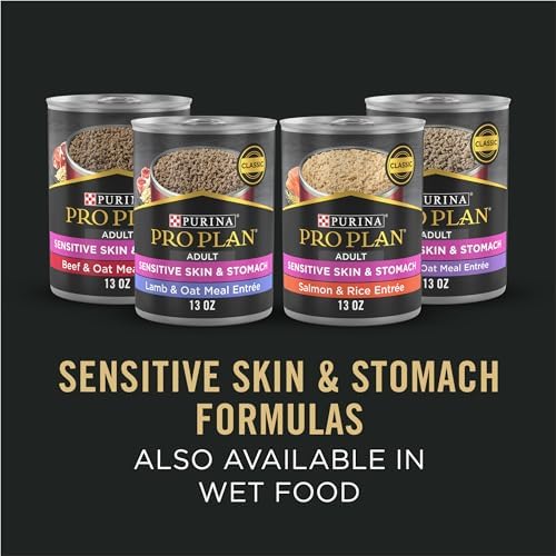 Purina Pro Plan Sensitive Skin and Sensitive Stomach Small Breed Dog Food, Salmon & Rice Formula - 4 lb. Bag